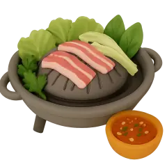 โลโก้ร้านอาหาร สุก(ข) หมูกะทะ